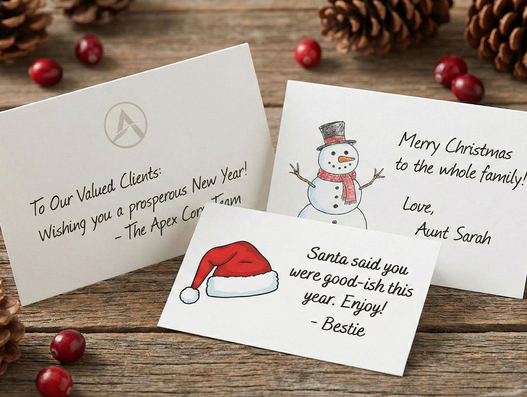 Signed, Sealed, Delivered: Best Holiday Gift Card Messages for Every Gift Recipient