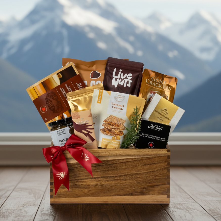 Gourmet food gift basket Vancouver