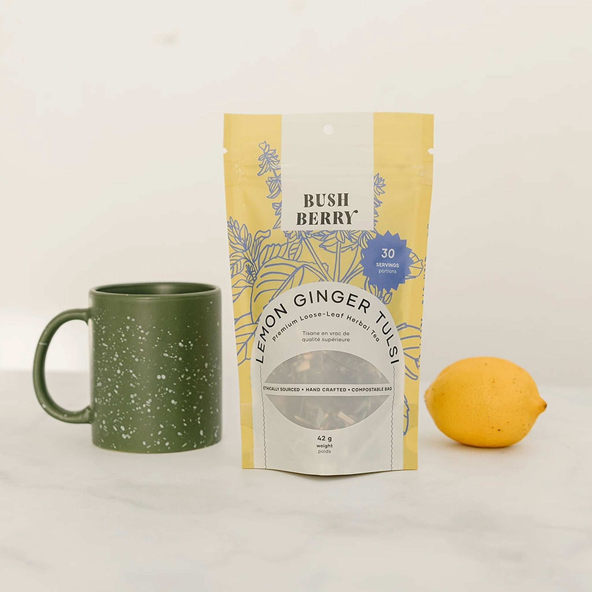 lemon ginger herbal tea