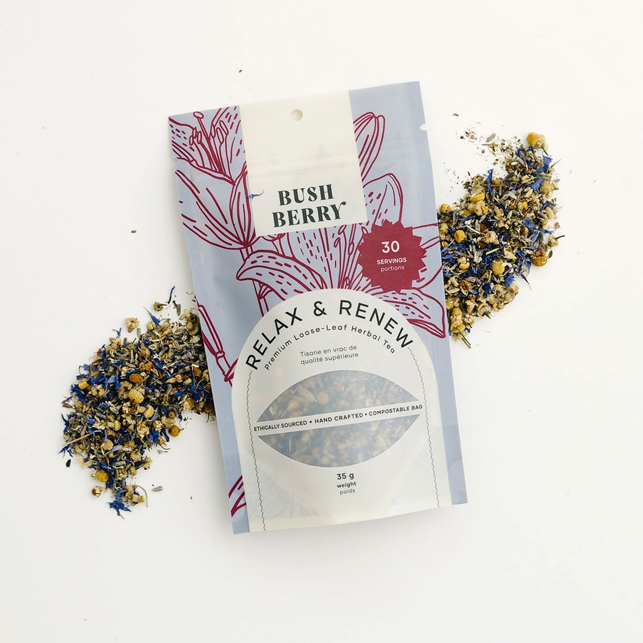 Relax and Renew herbal tea