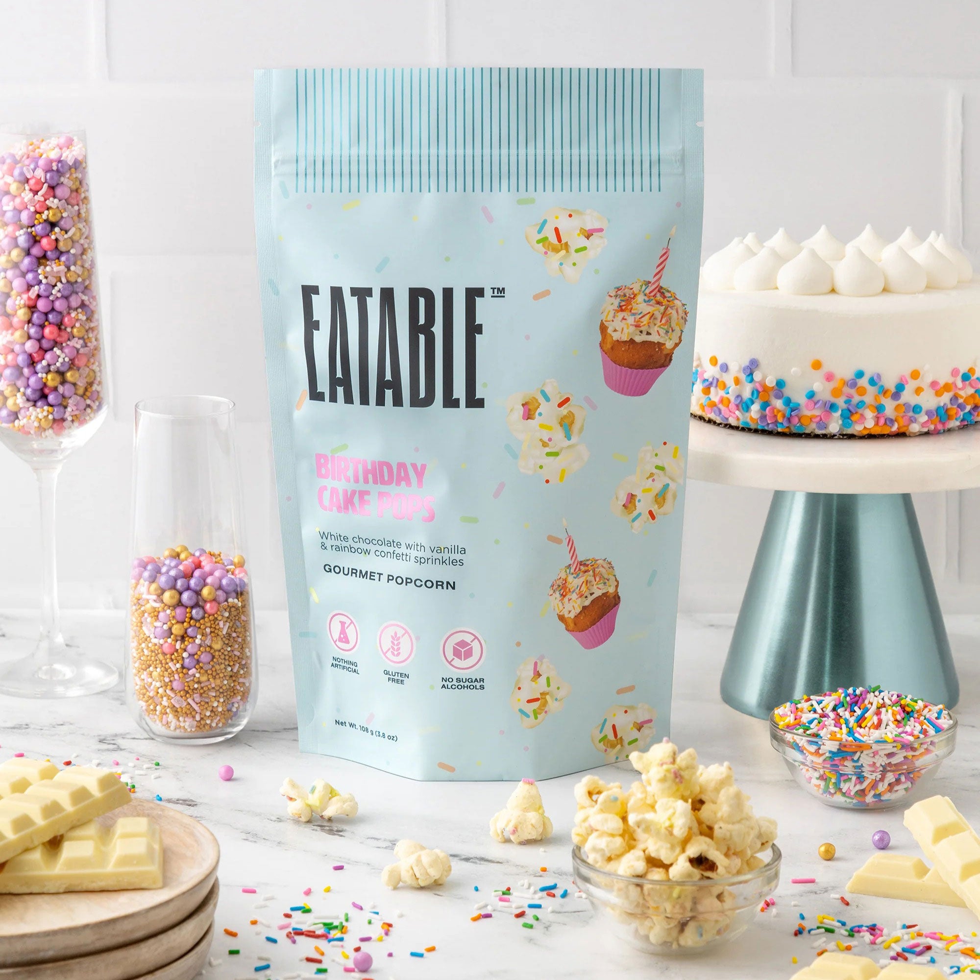 Birthday popcorn made in Canada