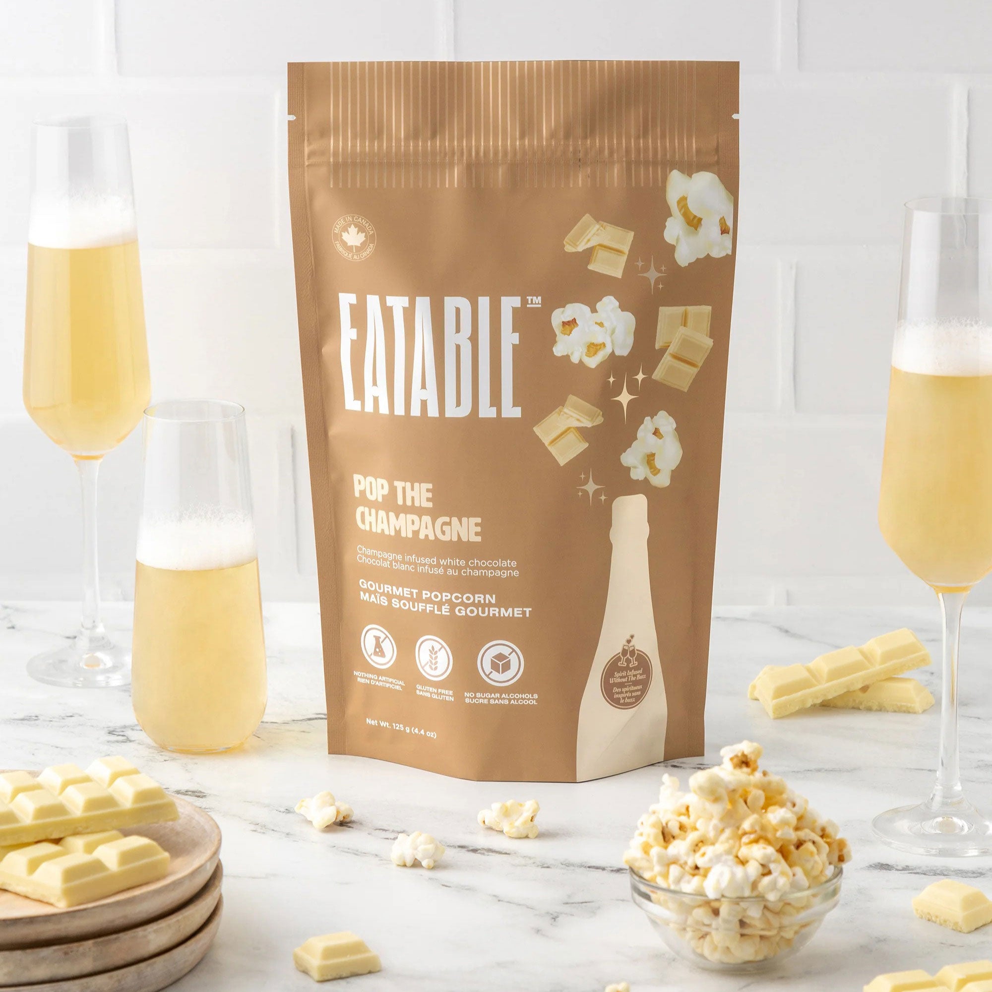 Pop the Champagne popcorn