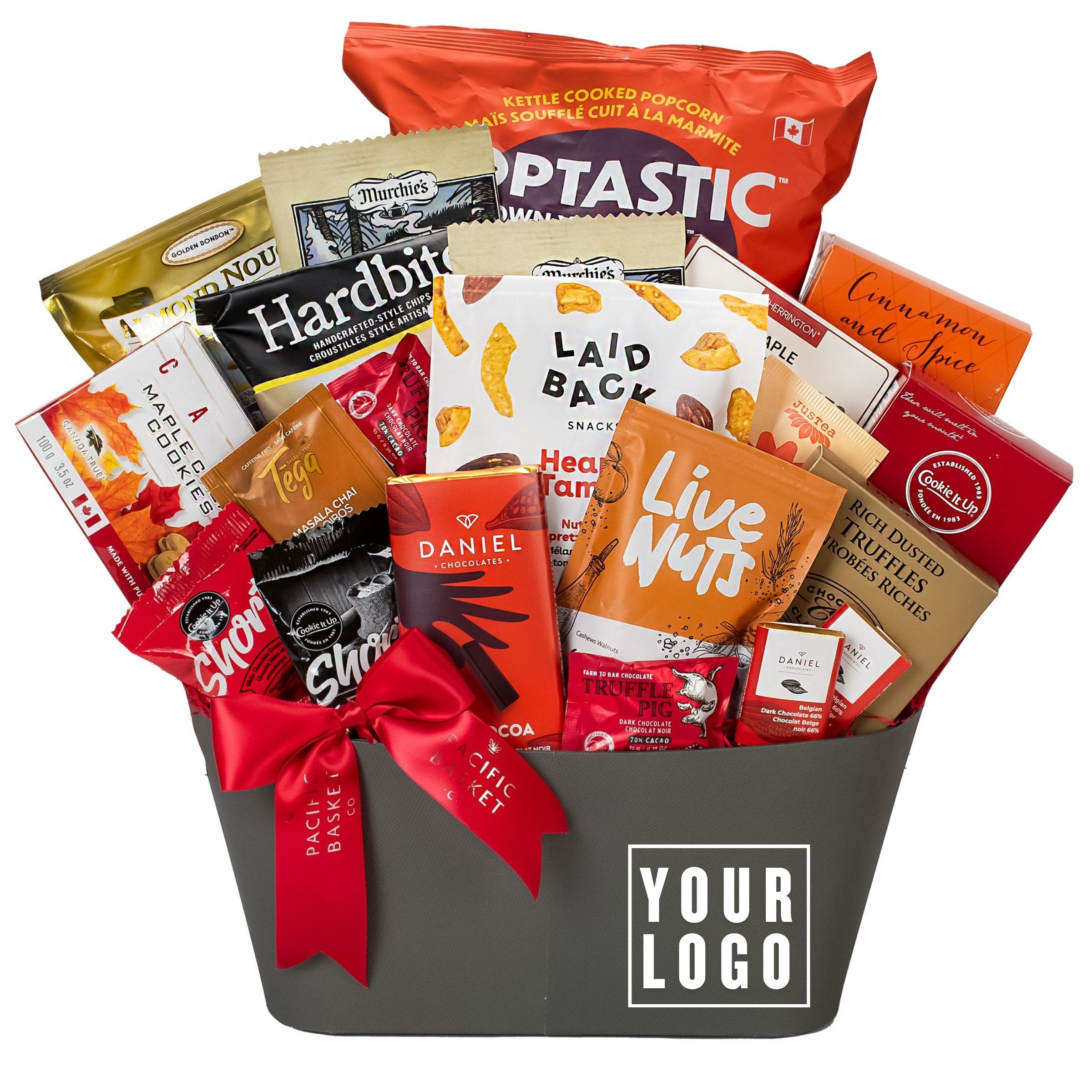 Gourmet Entertainer gift basket with your logo