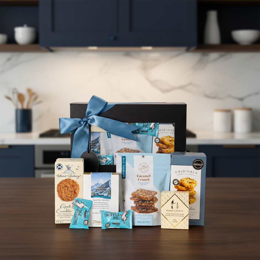 Gift box with snacks