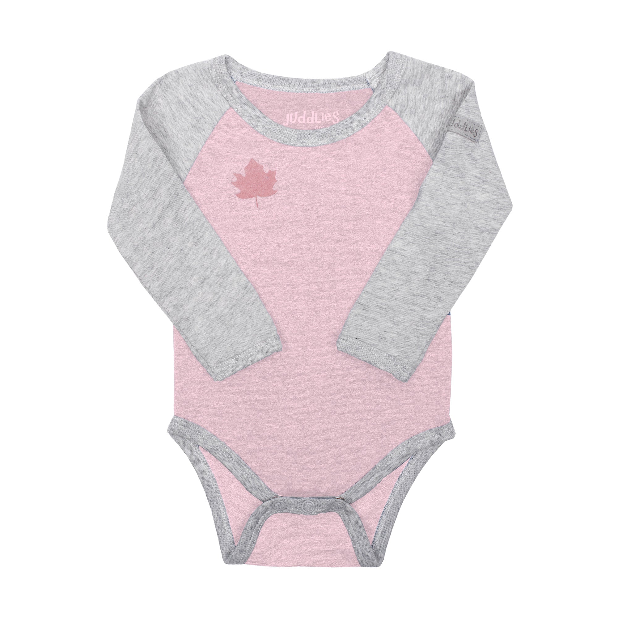 Canadian baby bodysuit pink
