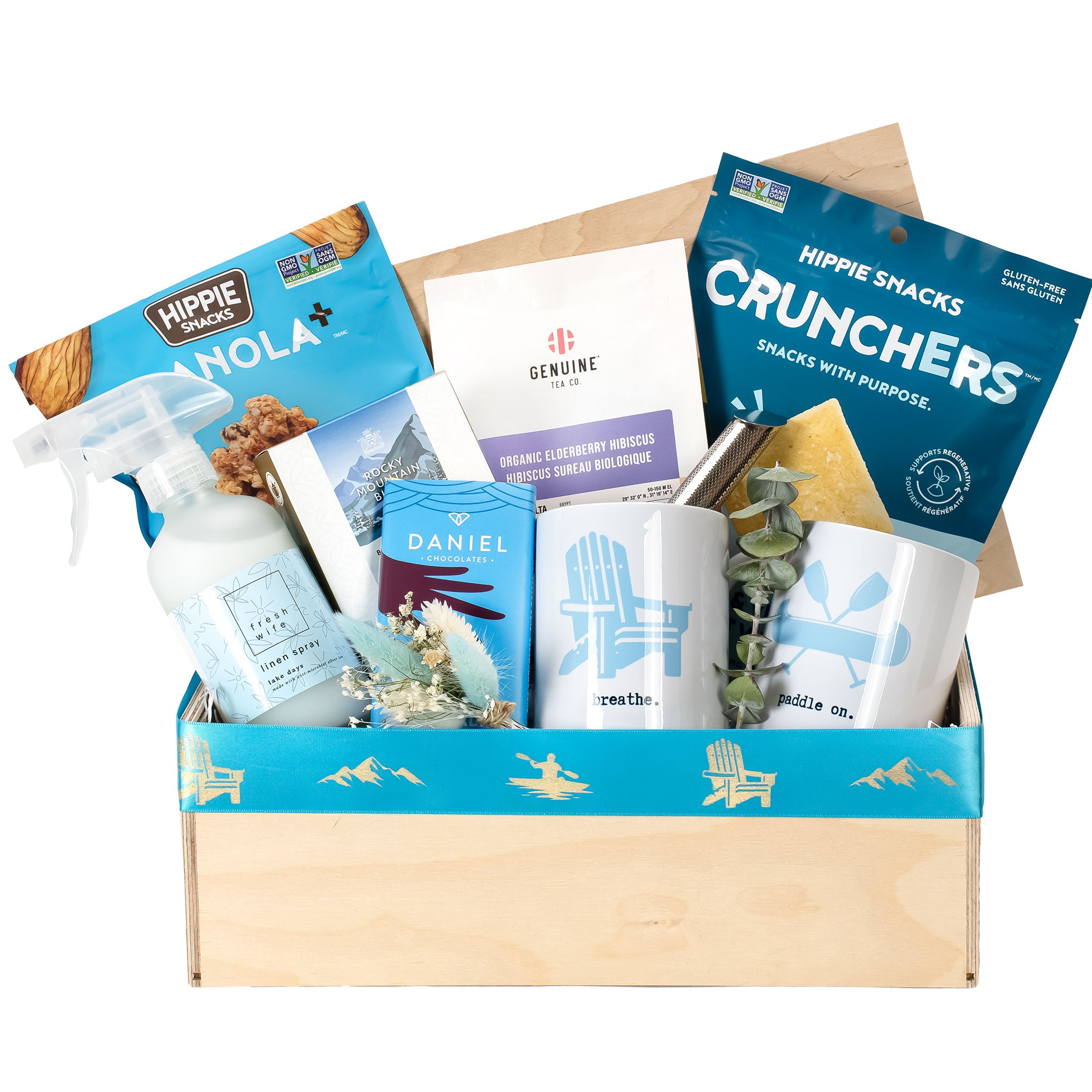 Outdoors cabin life summer gift box
