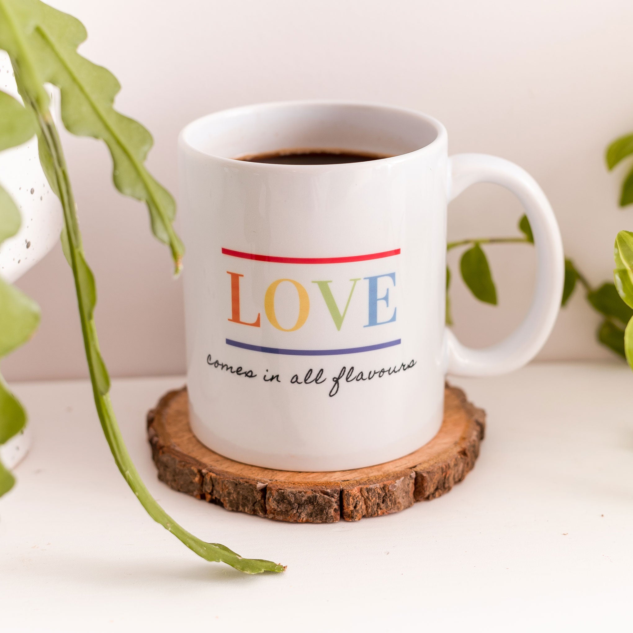 Love comes in all flavours mug