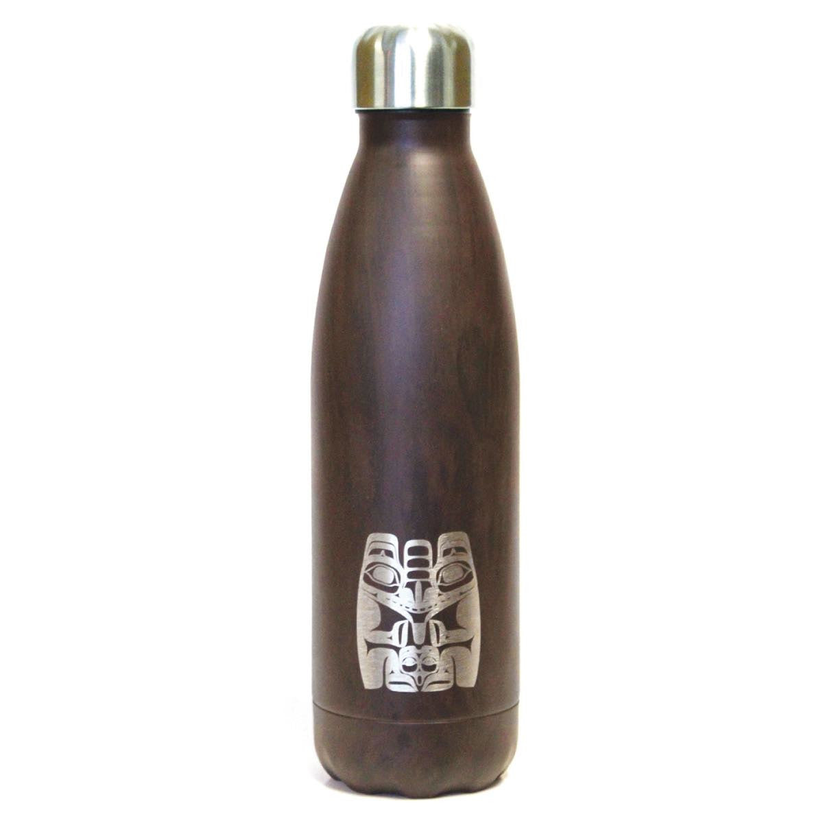 Indigenous design, insulated water bottle
