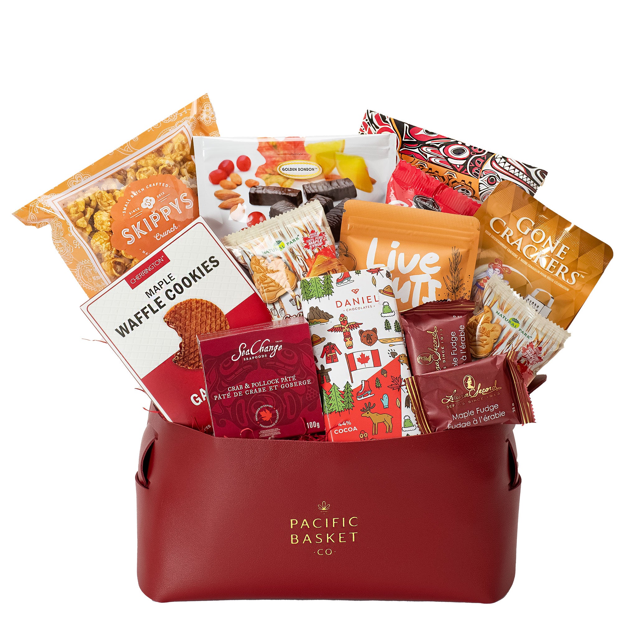 Canadian products gift basket