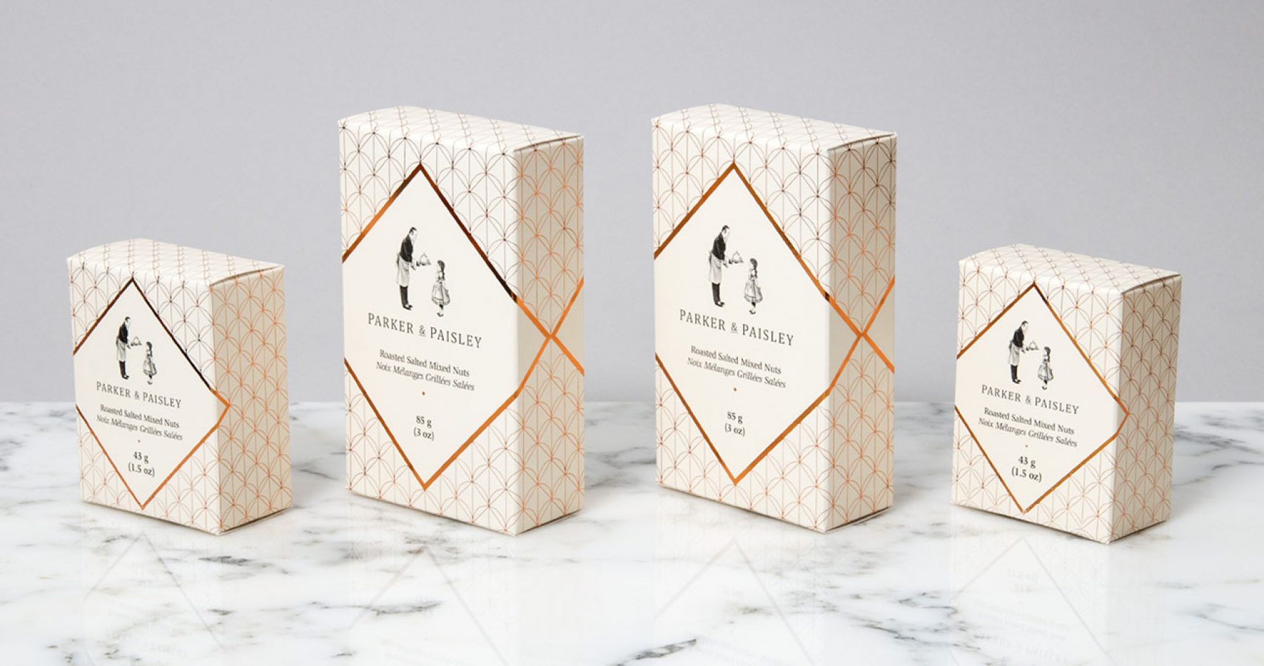 Parker and Paisley roasted salted mixed nuts