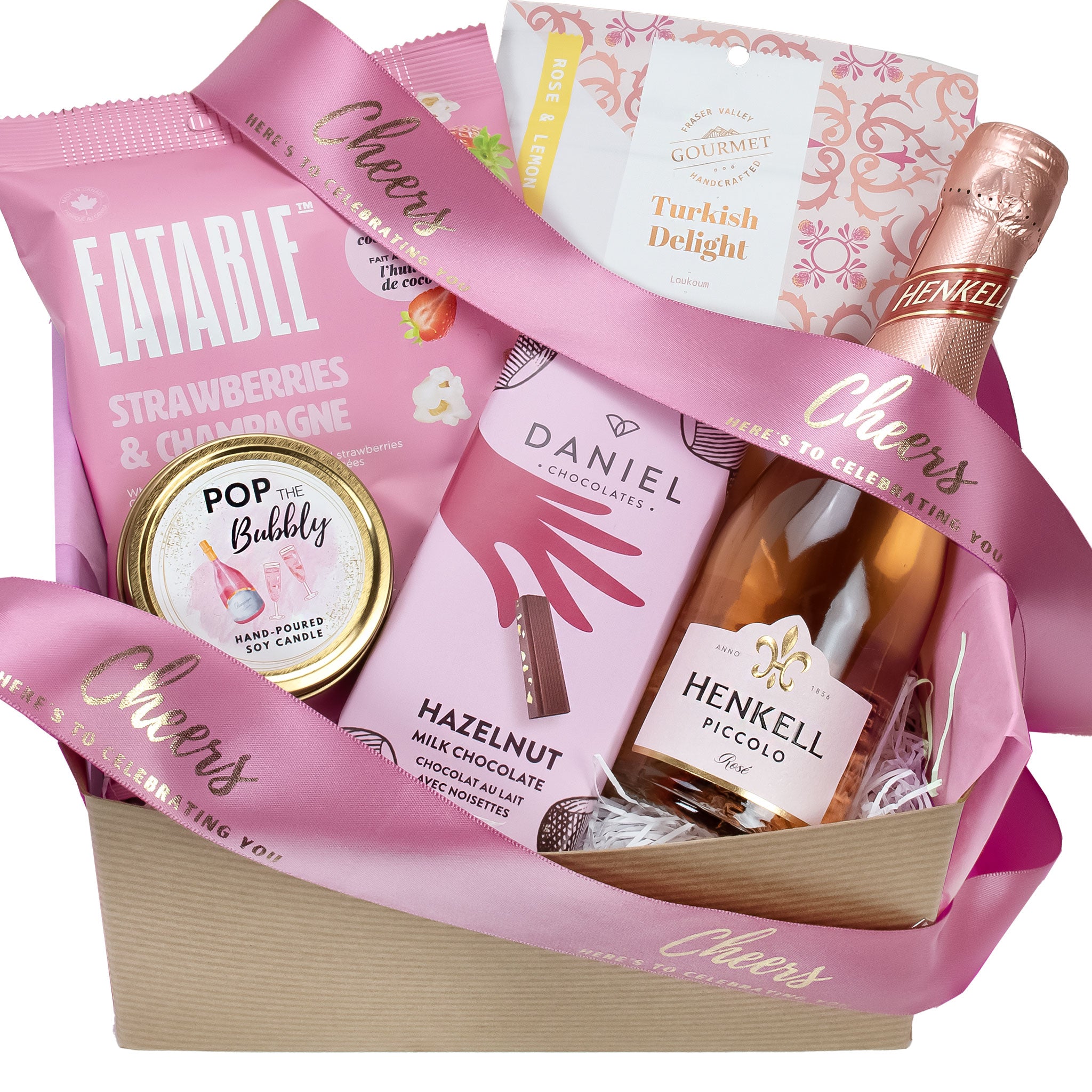 Rosé all day gift box made in Canada