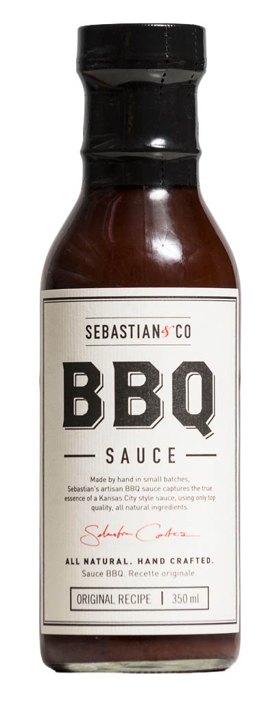 Bottle of Sebastian & Co BBQ Sauce made in BC