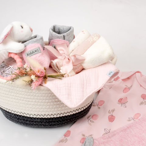 Baby gift basket made in Canada