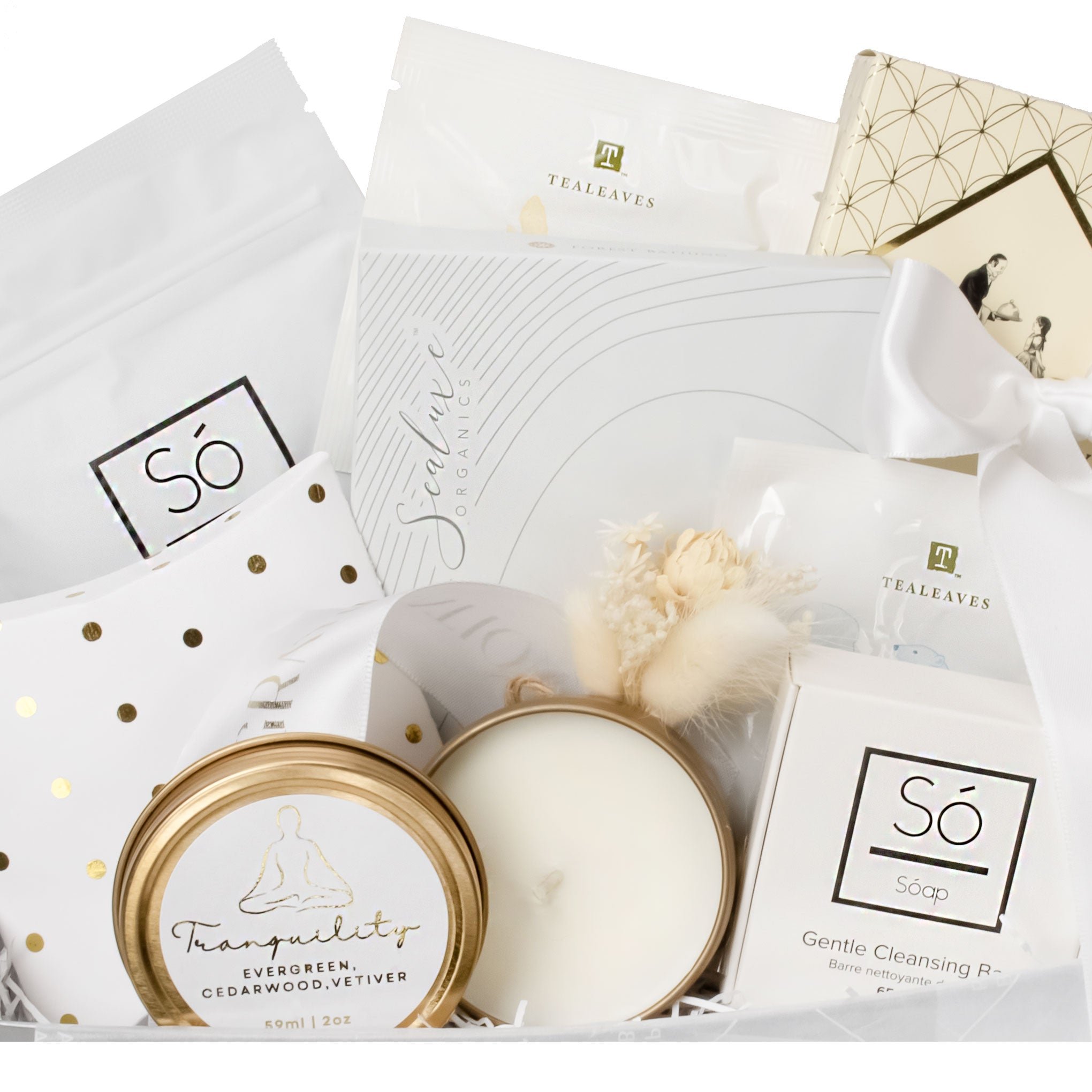 White spa gift box