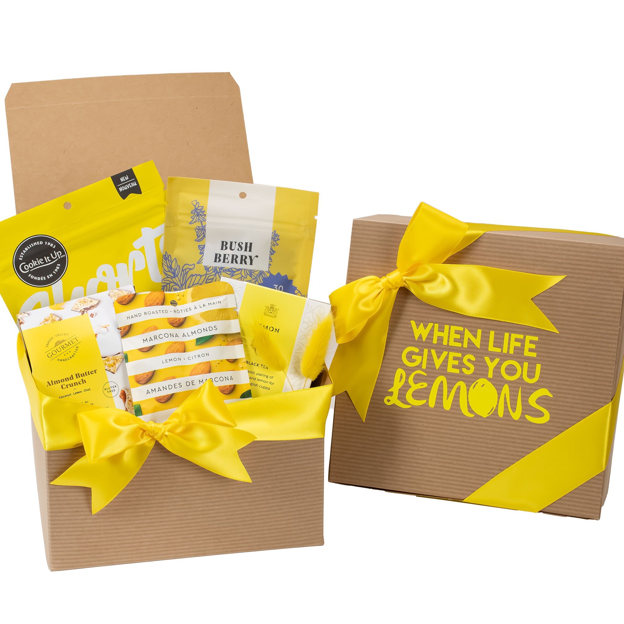 when life gives you lemons gift basket