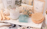 candle, soap and spa products