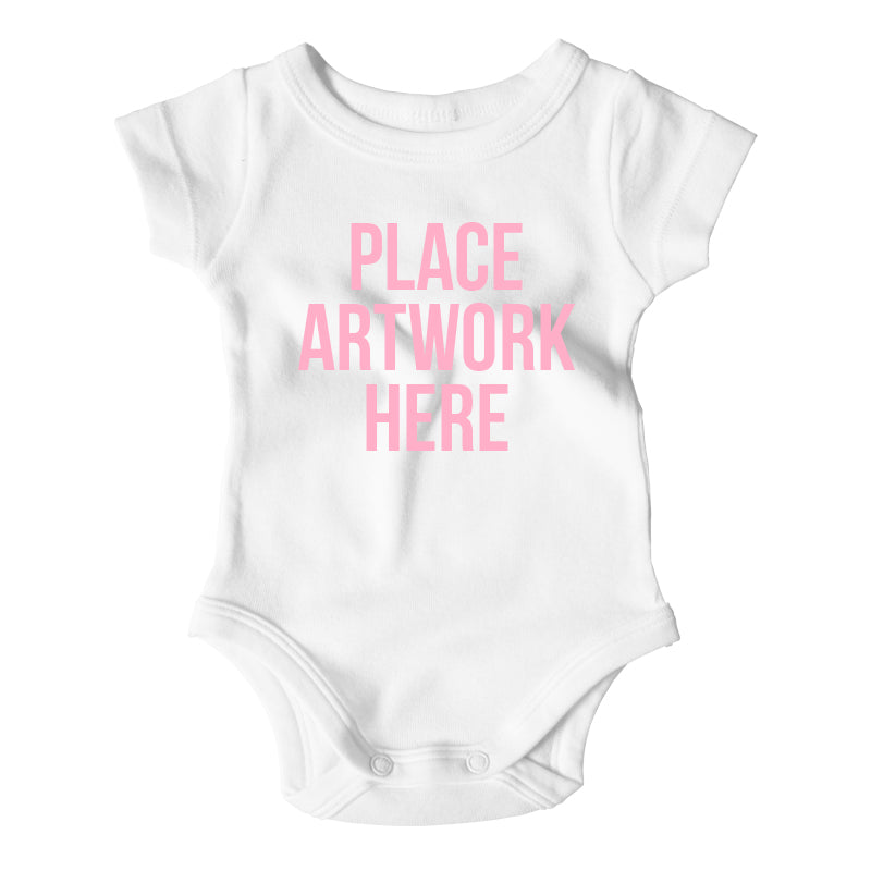 baby onesie with custom artwork