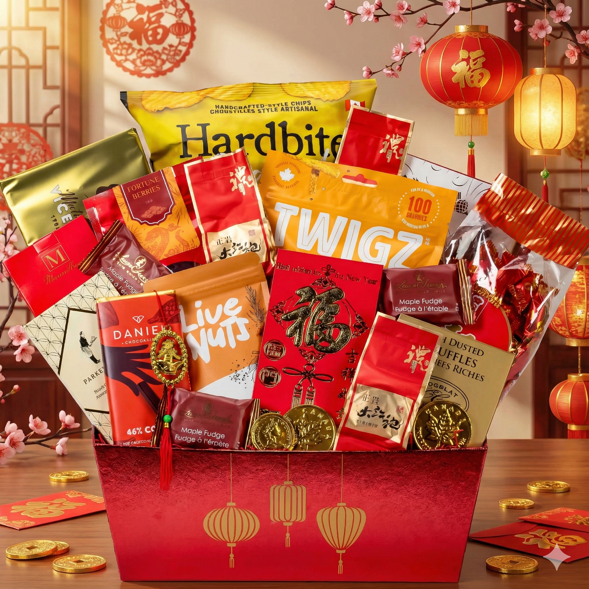 Chinese New Year Gift Basket 