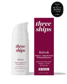 Three Ships Refresh Papaya + Salicylic Acid Foaming Cleanser with packaging