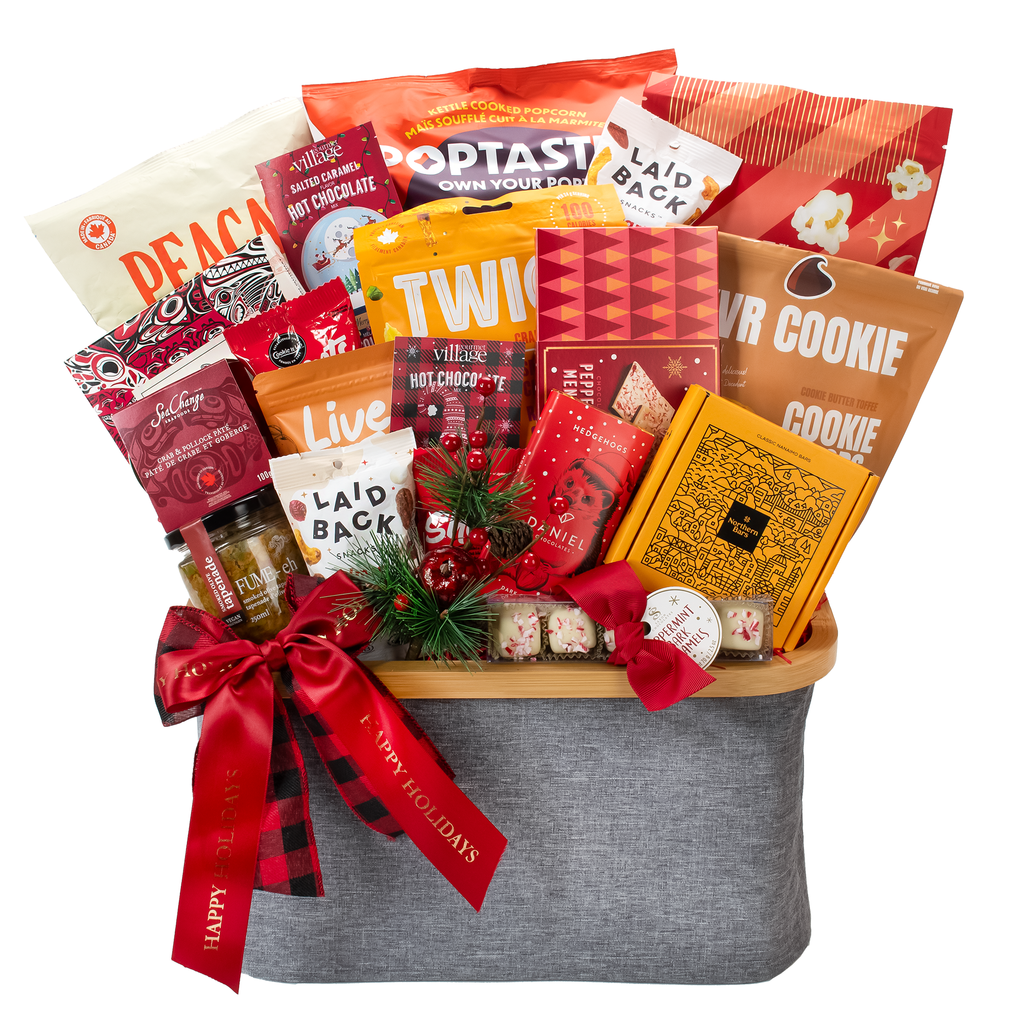 Deck the Halls gift basket 2025 Vancouver Canada