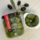 Jar of Fume-eh smoked olive gourmet mix made in BC - Vegan