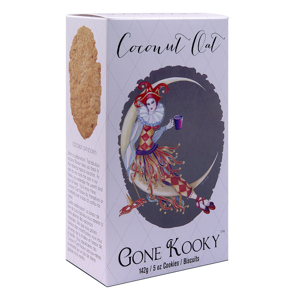 Coconut oat biscuits made in BC