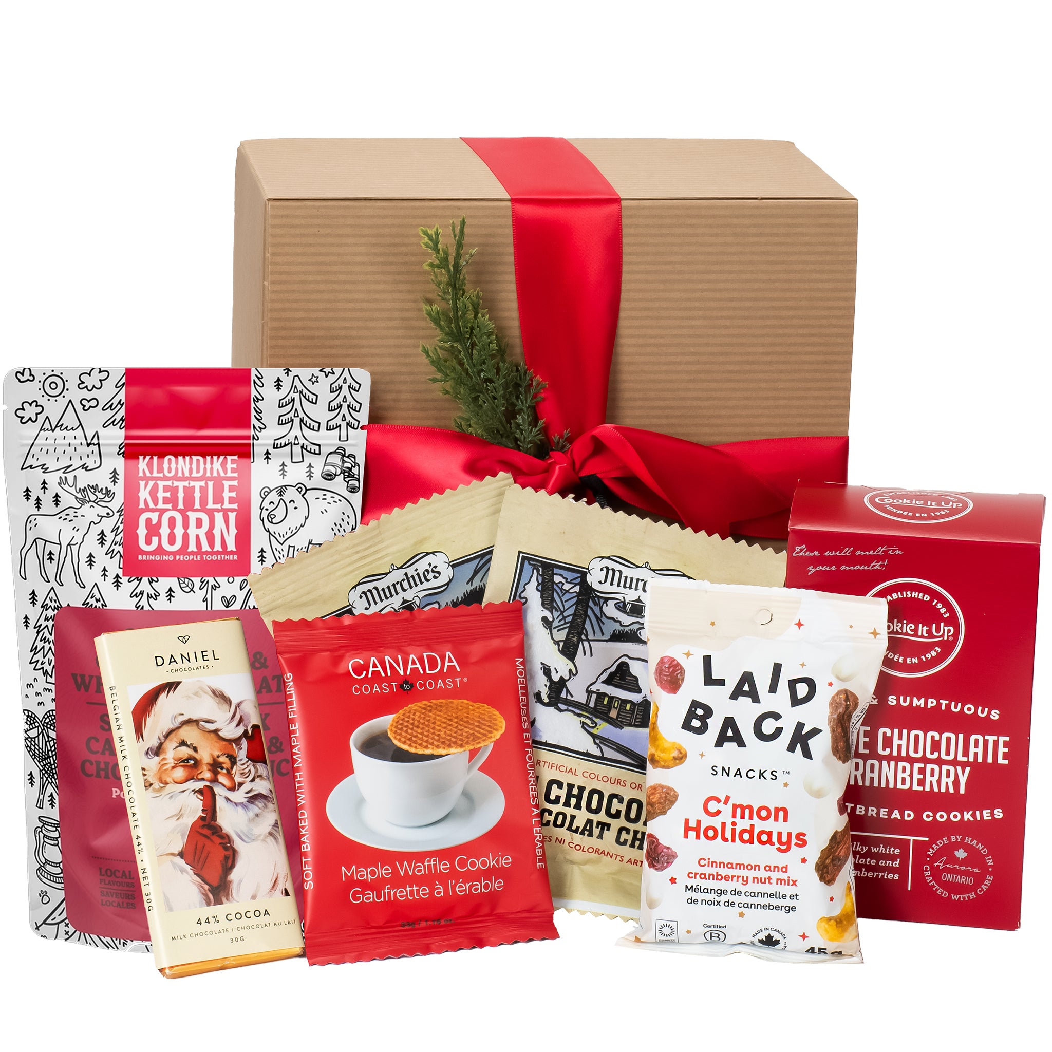 Happy Holidays gourmet snacks 