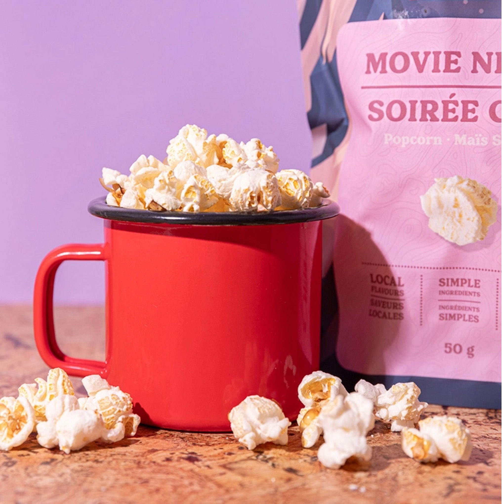 Klondike Movie Night popcorn