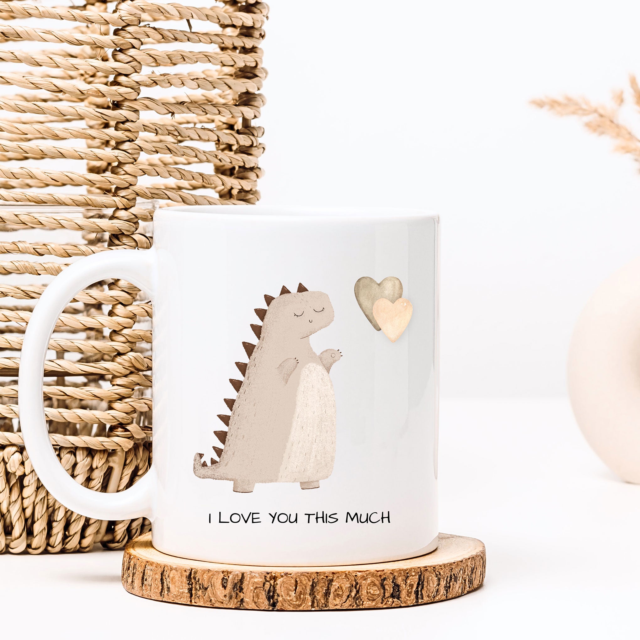 Love you this much ceramic mug 