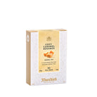 Box of Murchie's Cozy Caramel Rooibos tea bags on a white background