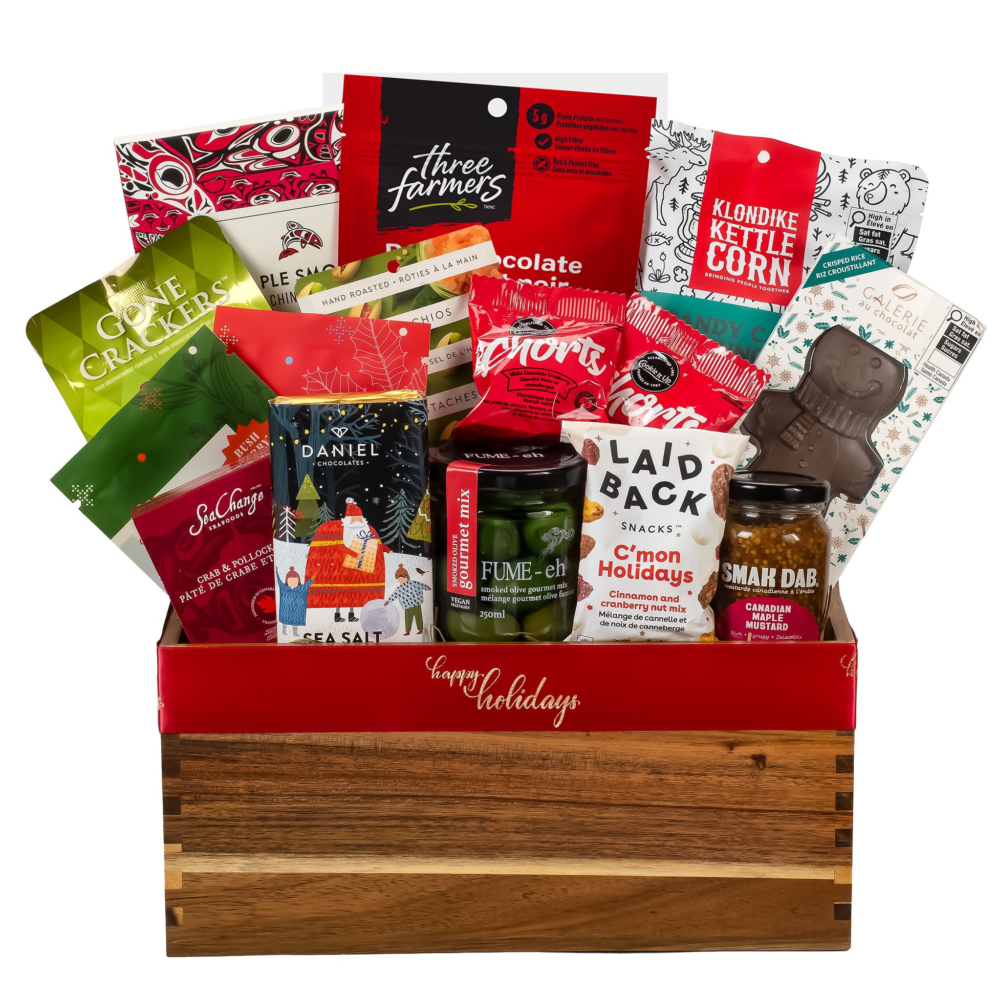 Northern Lights gift box with Canadian artisan treats