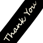 Personalized thank you ribbon made in Vancouver