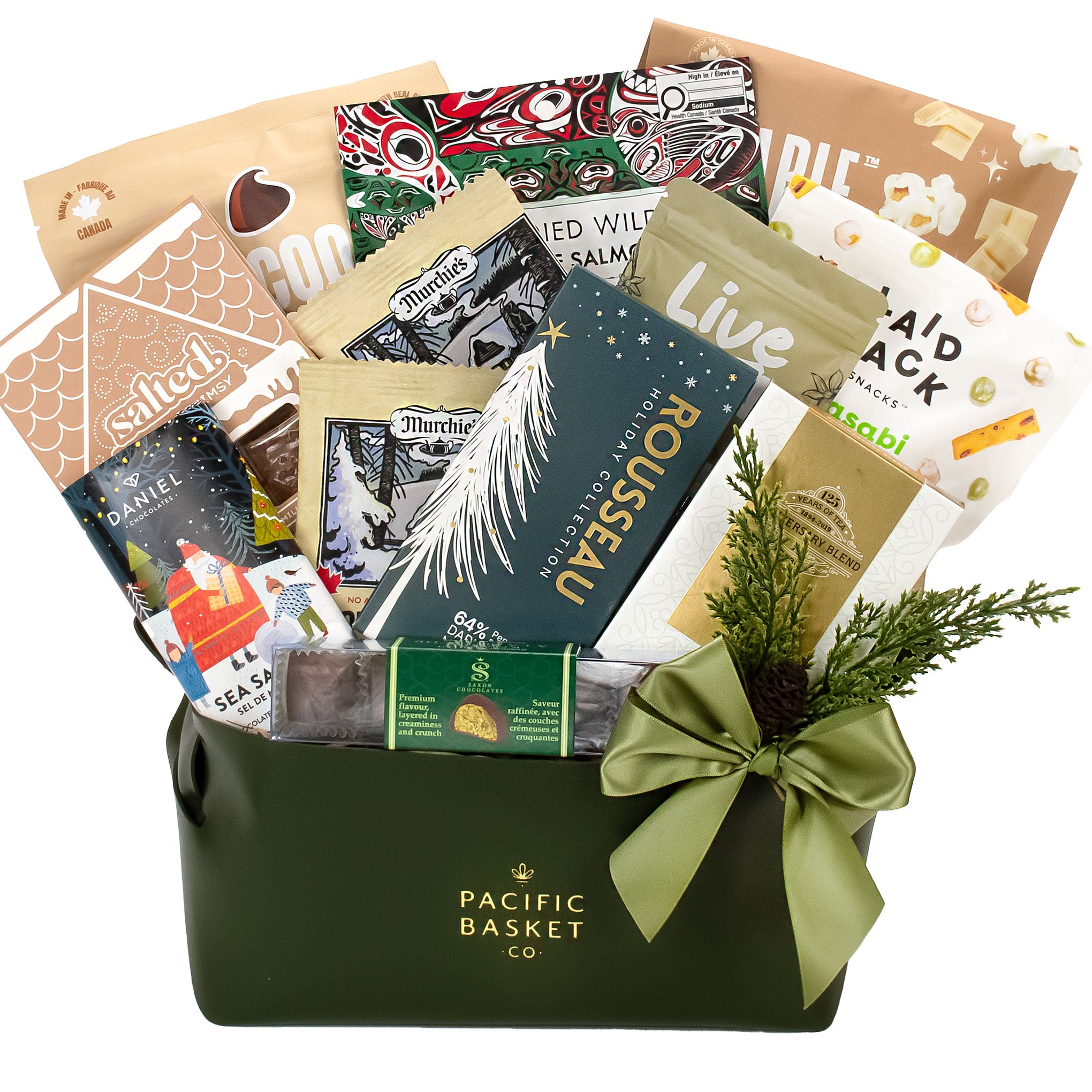 Christmas gift basket by Pacific Basket Vancouver