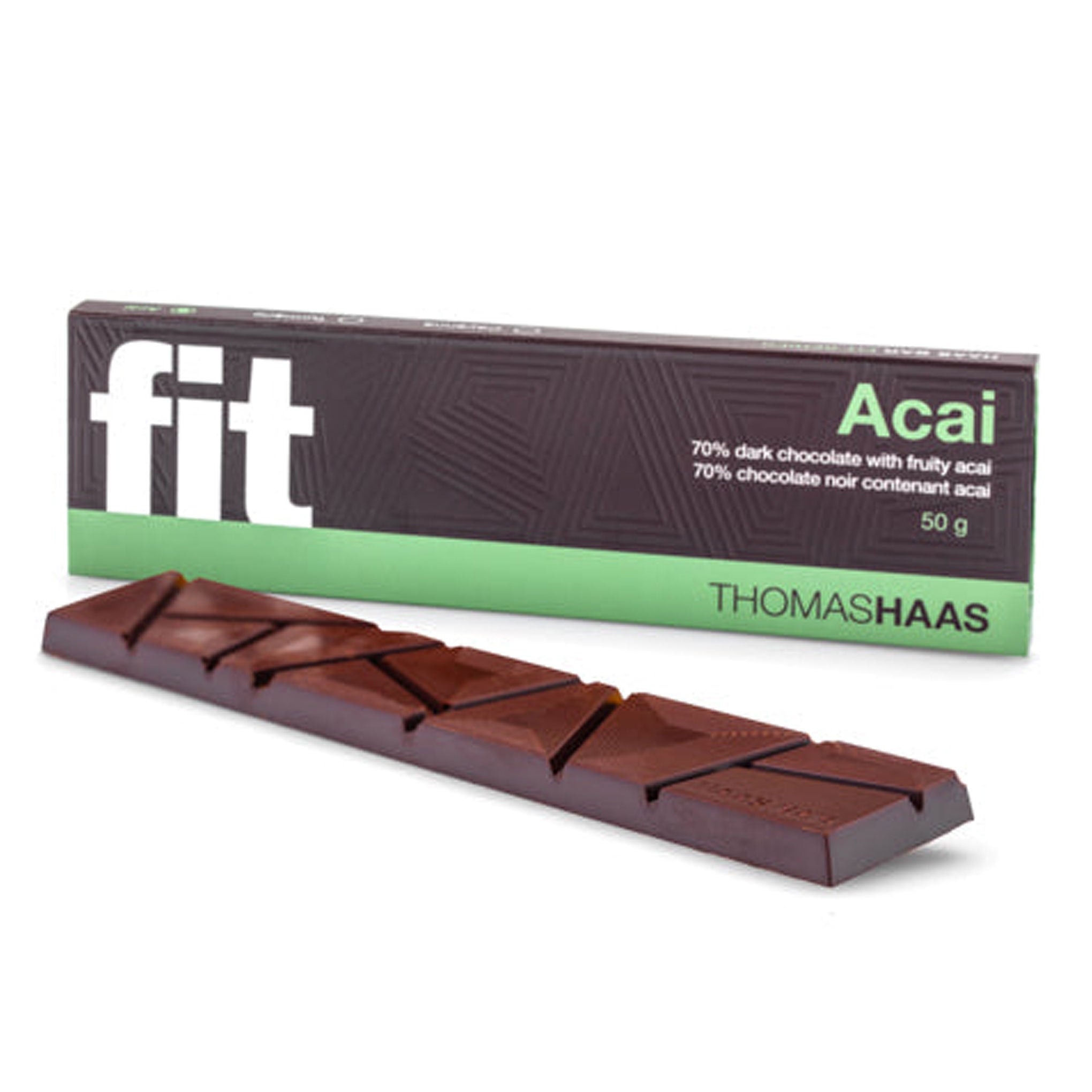 Fit Acai chocolate bar made in BC 