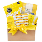 Yellow gift basket 