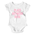 baby onesie with custom artwork 